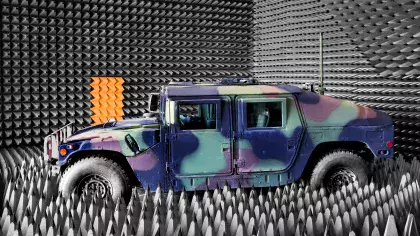 MVG World solution : Testing Military Vehicle-mounted & Integrated Antennas
