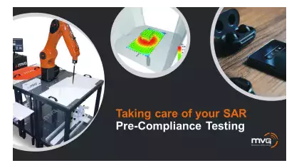 Taking care of your SAR Pre-Compliance Testing with MVG