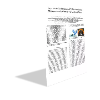 Experimental Comparison of Vehicular Antenna Measurements Performed over Different Floors