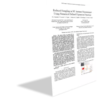 Reduced Sampling in NF Antenna Measurement Using Numerical Defined Expansion Functions