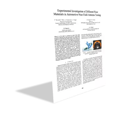 Experimental Investigation of Different Floor Materials in Automotive Near Field Antenna Testing