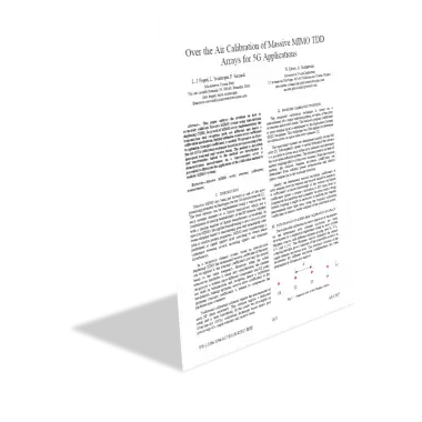 Over the Air Calibration of Massive MIMO TDD Arrays for 5G Applications