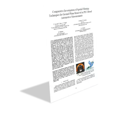 Comparative Investigation of Spatial Filtering Techniques for Ground Plane Removal in PEC-Based Automotive Measurements