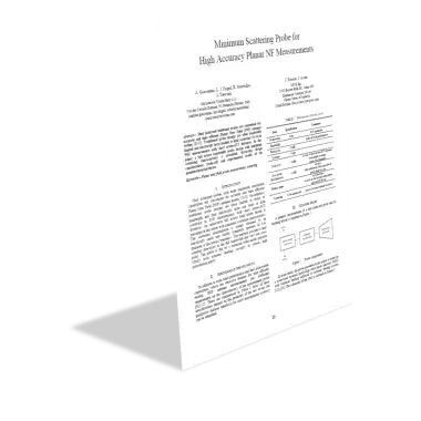 Minimum Scattering Probe for High Accuracy Planar NF Measurements