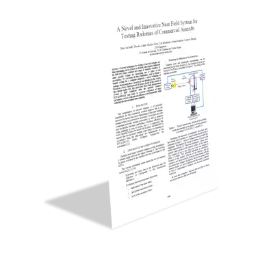 A Novel and Innovative Near Field System for Testing Radomes of Commercial Aircrafts