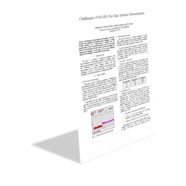 Challenges of 60 GHz On-Chip Antenna Measurements