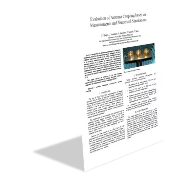 Evaluation of Antenna Coupling based on Measurements and Numerical Simulations