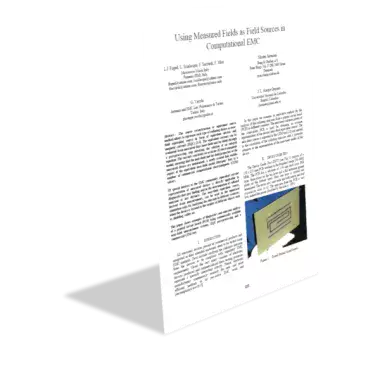 Using Measured Fields as Field Sources in Computational EMC