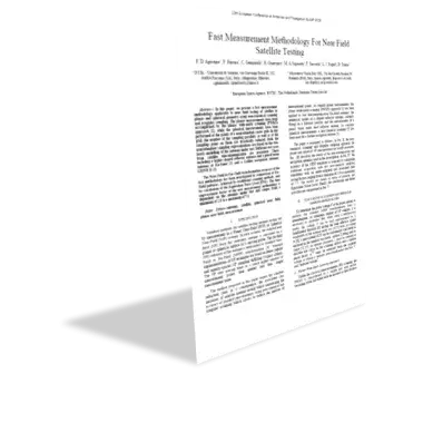 Fast Measurement Methodology for Near Field Satellite Testing