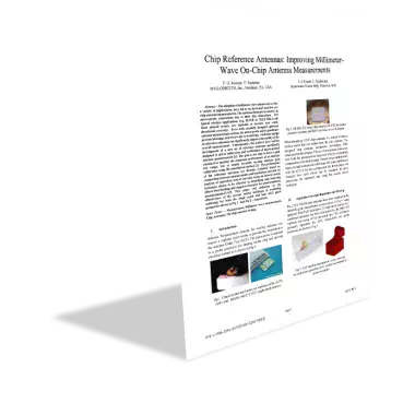 Chip Reference Antennas: Improving Millimeter-Wave On-Chip Antenna Measurements