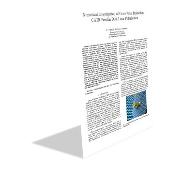 Numerical Investigation of Cross Polar Reduction CATR Feed in Dual Linear Polarisation