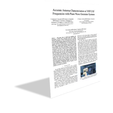 Accurate Antenna Characterisation at VHF/UHF Frequencies with Plane Wave Generator Systems