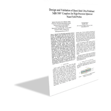 Design and Validation of Quasi Ideal Ultra-Wideband 3dB/180° Couplers for High Precision Spherical Near-Field Probes