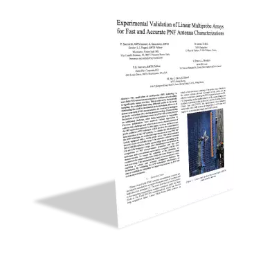 Experimental Validation of Linear Multiprobe Arrays for Fast and Accurate PNF Antenna Characterizations