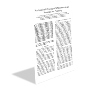 Non-Invasive SAR Using OTA Measurements and Numerical Post Processing