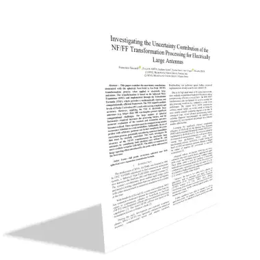 Investigating the Uncertainty Contribution of the  NF/FF Transformation Processing for Electrically  Large Antennas