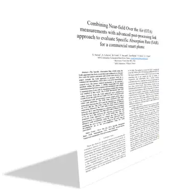 Combining Near-field Over the Air (OTA)  measurements with advanced post-processing link  approach to evaluate Specific Absorption Rate (SAR)  for a commercial smart phone