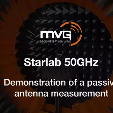 Starlab 50GHz系统上的天线测量演示
