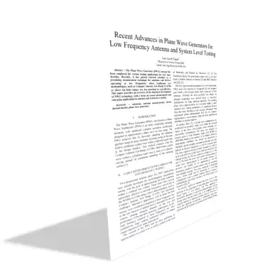 Recent Advances in Plane Wave Generators for  Low Frequency Antenna and System Level Testing