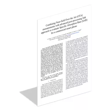 Untitled design (4).png Combining Near-field Over the Air (OTA) measurements with advanced post-processing link approach to evaluate Specific Absorption Rate (SAR) for a commercial smart phone