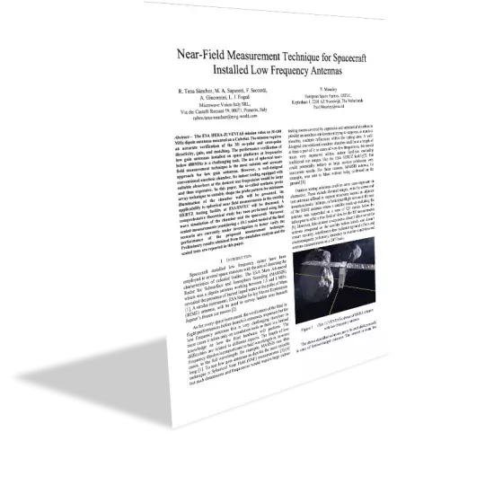 Technical Papers - Near-Field Measurement Technique for Spacecraft Installed Low Frequency Antennas.png