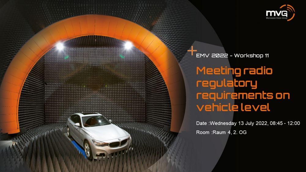 Workshop @EMV – Meeting RF Regulatory Requirements - Testing at the Full-scale Vehicle Level