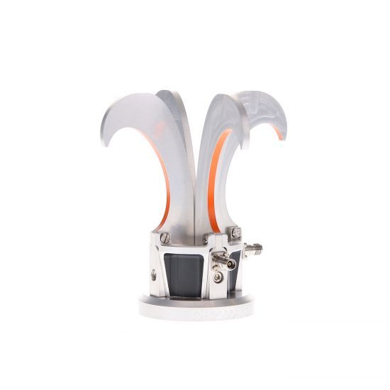 Open Boundary Quad-Ridge Horns
