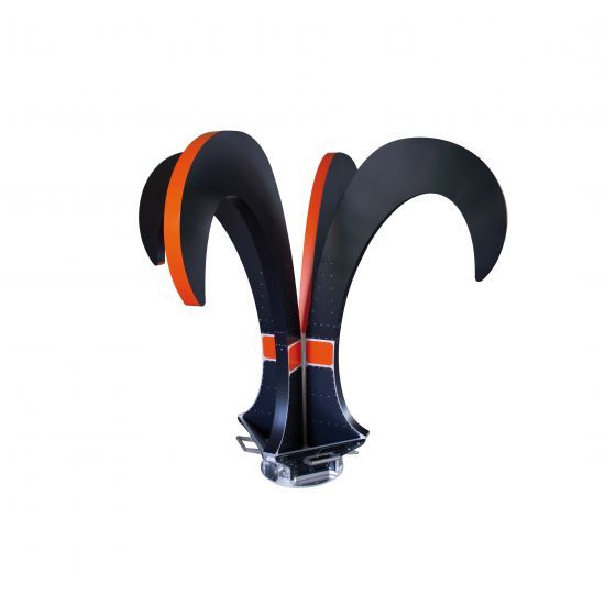 Open Boundary Quad-Ridge Horns