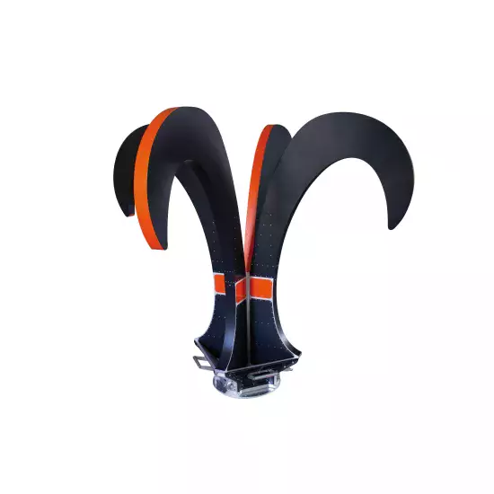 Open Boundary Quad-Ridge Horns