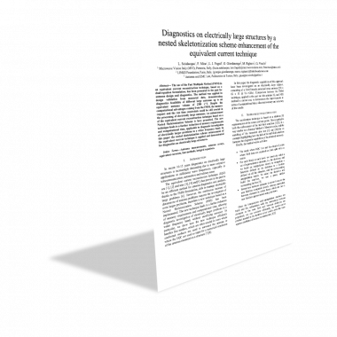 2 Diagnostics on electrically large structures by a nested skeletonization scheme enhancement of the equivalent current technique_1.png Diagnostics on electrically large structures by a nested skeletonization scheme enhancement of the equivalent current technique