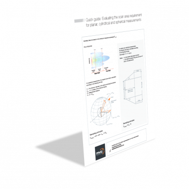 Quick guide: Evaluating the scan area requirement for planar, cylindrical and spherical measurements Quick guide: Evaluating the scan area requirement for planar, cylindrical and spherical measurements
