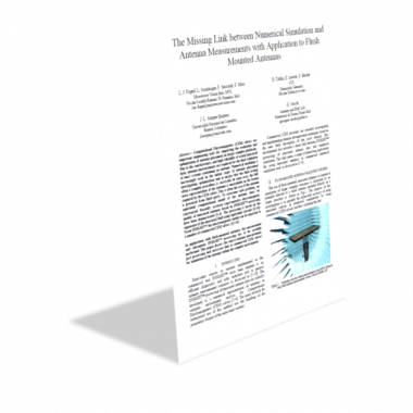 the_missing_link.png The Missing Link between Numerical Simulation and Antenna Measurements with Application to Flush Mounted Antennas