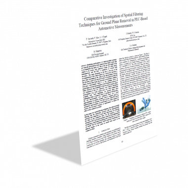 Comparative Investigation of Spatial Filtering Techniques for Ground Plane Removal in PEC-Based Automotive Measurements Comparative Investigation of Spatial Filtering Techniques for Ground Plane Removal in PEC-Based Automotive Measurements