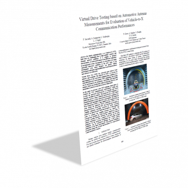 Virtual Drive Testing based on Automotive Antenna Measurements for Evaluation of Vehicle-to-X Communication Performances Virtual Drive Testing based on Automotive Antenna Measurements for Evaluation of Vehicle-to-X Communication Performances