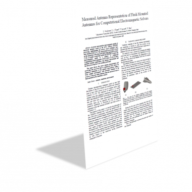 Measured Antenna Representation of Flush Mounted Antennas for Computational Electromagnetic Solvers Measured Antenna Representation of Flush Mounted Antennas for Computational Electromagnetic Solvers